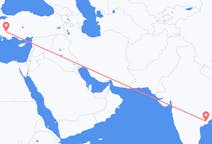เที่ยวบิน จาก Rajahmundry, อินเดีย ไปยัง เดนิซลี, ตุรกี