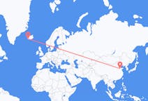 Flyg från Jinan, Kina till Reykjavík, Kina