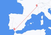 Flyreiser fra Genève, Sveits til Jerez, Spania