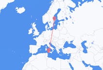 Flyrejser fra Pantelleria til Stockholm