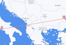 Flyg från Burgas, Bulgarien till Neapel, Italien