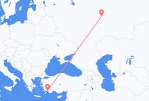 Flights from Kazan, Russia to Dalaman, Turkey