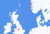 Flyreiser fra Bergen, Norge til Birmingham, England