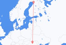 Flyreiser fra Uleåborg, til Targu Mures