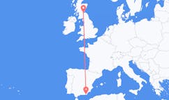 Flights from Almería, Spain to Edinburgh, Scotland
