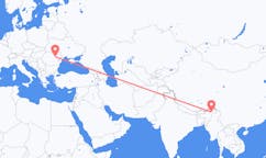 Flights from Dibrugarh, India to Bacău, Romania