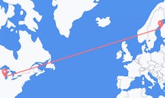 Flyg från Milwaukee, USA till Vasa, Finland