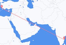 出发地 印度出发地 金奈目的地 希腊科斯岛的航班