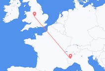 Flyg från Birmingham, England till Turin, Italien