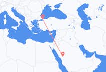 Flyrejser fra Medina til Istanbul