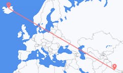 Flights from Surkhet, Nepal to Akureyri, Iceland