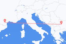 Flyreiser fra Carcassonne, Frankrike til Sofia, Bulgaria