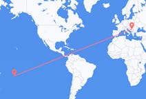 Flyg från Rarotonga, Cooköarna till Belgrad, Cooköarna