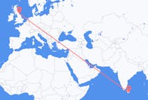 Flyreiser fra Hambantota, Sri Lanka til Newcastle upon Tyne, England