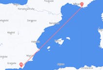Flyrejser fra Toulon, Frankrig til Almeria, Spanien