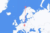 Flyg från Brno, Tjeckien till Tromsø, Norge