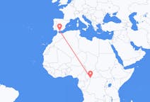 Flyreiser fra Bangui, til Malaga