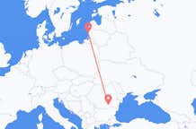 Vols de Palanga, Lituanie pour Bucarest, Roumanie