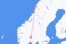 Flyreiser fra Sandnessjøen, Norge til Oslo, Norge
