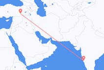 Flyreiser fra Goa, til Diyarbakir