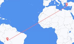 从特立尼達飞往罗得岛的航班