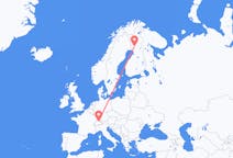 Flyg från Zürich, Schweiz till Rovaniemi, Finland