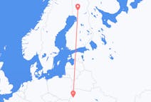 ウクライナのリヴィウから、フィンランドのロヴァニエミまでのフライト