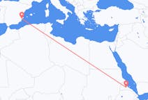 Flights from Asmara to Alicante