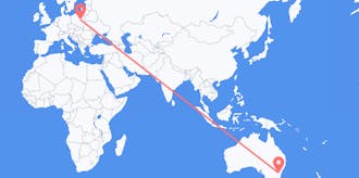 Flights from Australia to Poland