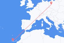 Flights from Tenerife, Spain to Poznań, Poland