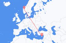 Flyg från Sogndal till Larnaca