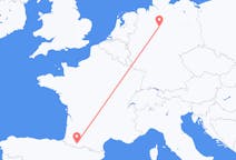 Flights from Lourdes, France to Hanover, Germany