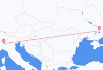 Flyg från Zaporizhia, Ukraina till Milano, Italien
