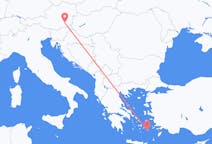 Flyg från Astypalaia till Graz