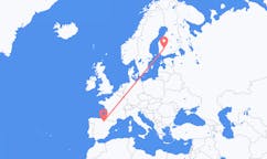 Flights from Logroño, Spain to Tampere, Finland