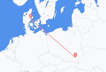 Flyreiser fra Rzeszów, Polen til Århus, Danmark