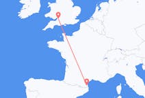 Flights from Perpignan, France to Bristol, England