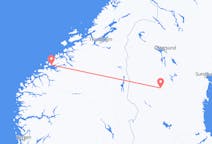 Vols depuis la ville de Sveg vers la ville de Molde