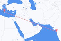 出发地 印度出发地 孟买目的地 希腊伊拉克利翁的航班