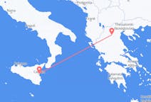 Flights from Kozani, Greece to Catania, Italy