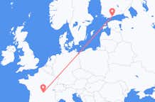 Vluchten van Clermont-Ferrand naar Helsinki