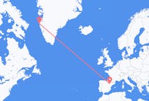 Flyrejser fra Zaragoza, Spanien til Sisimiut, Grønland