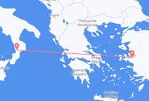 Flyreiser fra Lamezia Terme, Italia til Izmir, Tyrkia