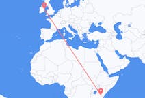 Flyreiser fra Mount Kilimanjaro, Tanzania til Dublin, Irland