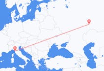Flyg från Samara, Ryssland till Pisa, Italien