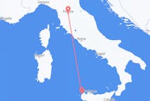 Flyg från Florens, Italien till Trapani, Italien