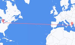 Flights from Windsor, Canada to Skiathos, Greece