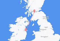 Flyrejser fra Dublin, Irland til Glasgow, Skotland