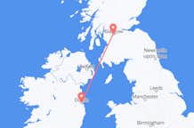 出发地 爱尔兰出发地 都柏林前往苏格兰的格拉斯哥的航班