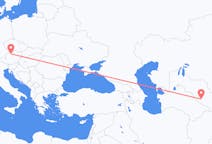 Flyreiser fra Bukhara, til Linz